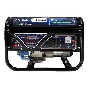 Бензиновий генератор PROFI-TEC PE-3300G (3.3 кВт, ручний стартер) 005161 фото