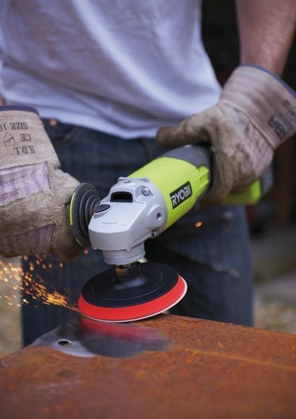 Аккумуляторная болгарка Ryobi R18AG-0 One+ 5133001903 фото