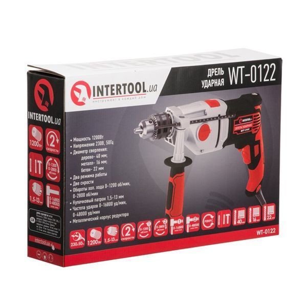 Дрель ударная INTERTOOL WT-0122 WT-0122 фото