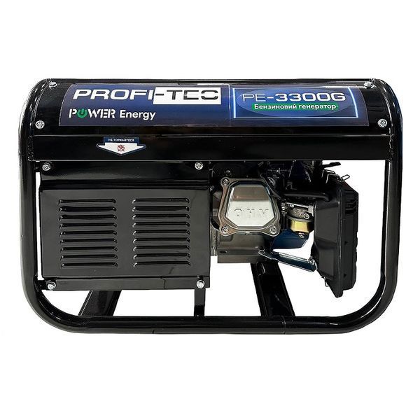 Бензиновый генератор PROFI-TEC PE-3300G (3.3 кВт, ручной стартер) 005161 фото
