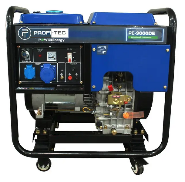 Генератор дизельний PROFI-TEC PE-9000DE (9.0 кВт) 005190 фото