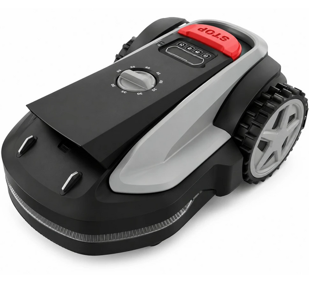 Газонокосилка-робот GTM RLM800/18V (800 кв.м, с зарядной станцией и комплектом для установки) 84174 фото