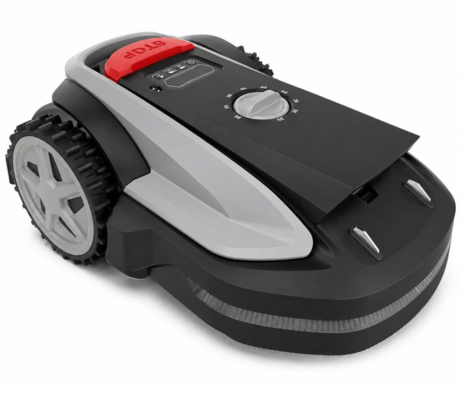 Газонокосилка-робот GTM RLM800/18V (800 кв.м, с зарядной станцией и комплектом для установки) 84174 фото