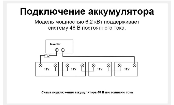 Гібридний інвертор Easun Power 6.2 кВт (ISOLAR SMG II 6.2KP WIFI) T1290K фото