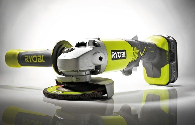 Аккумуляторная болгарка Ryobi R18AG-0 One+ 5133001903 фото