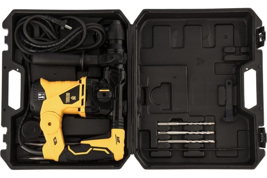 Перфоратор електричний Denzel RHV-1250-30 (SDS-plus, 1250 Вт) 26612 фото