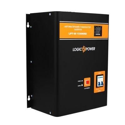Стабилизатор напряжения Logicpower LPT-W-15000RD BLACK (10500W) 6614 фото