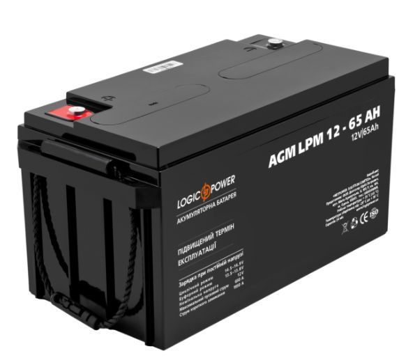 Аккумулятор свинцово-кислотные Logic Power AGM LPM 12V - 65 Ah 3867 фото