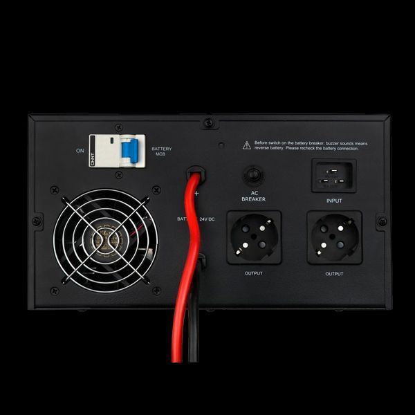 Джерело безперебійного живлення LogicPower LPE-B-PSW-1500VA+ (1000Вт) 1-40A 19408 фото