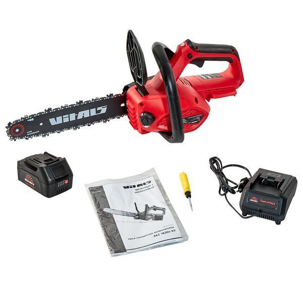 Пила ланцюгова акумуляторна Vitals AKZ 1830n Kit 210694 фото