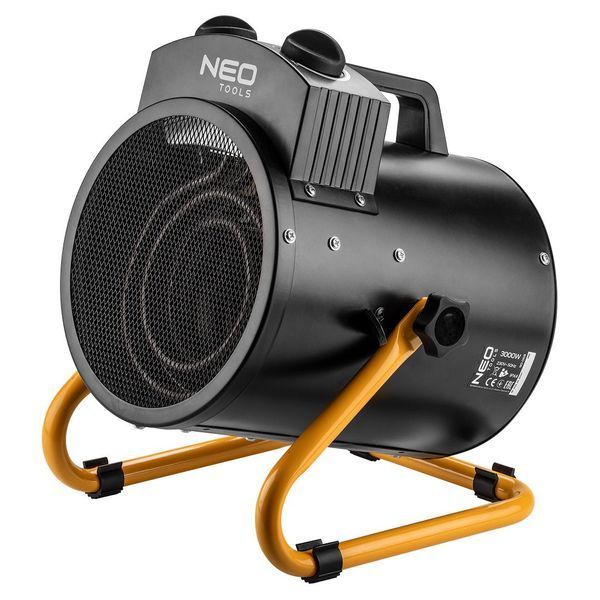 Тепловая пушка электрическая Neo Tools 90-068 (3кВт, 80м кв, 354м куб/час) 90-068 фото