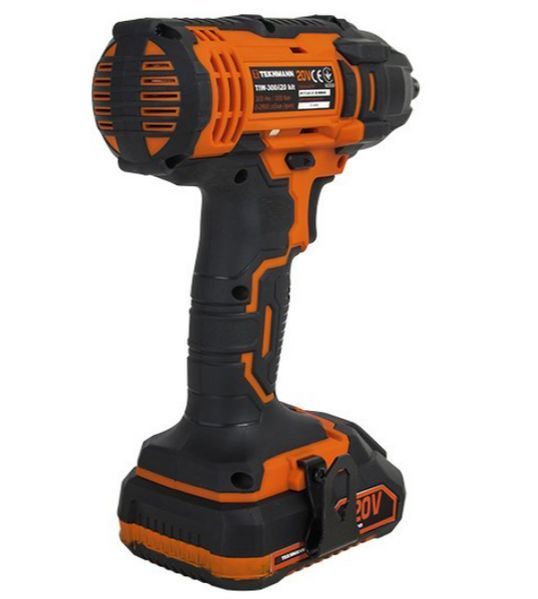 Ударный гайковерт аккумуляторный Tekhmann TIW-300/i20 kit (848398) 848398 фото