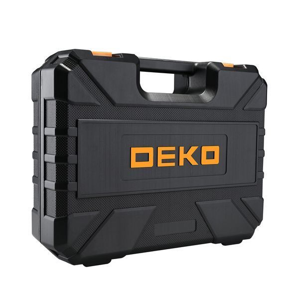Аккумуляторный шуруповёрт Deko DKCD12FU-LI + набор 104 инструментов в кейсе 12182 фото