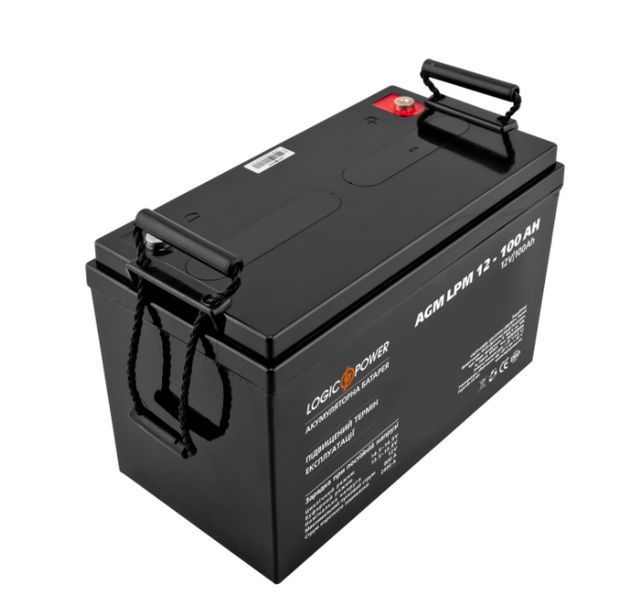 Акумулятор свинцево-кислотний Logic PowerAGM LPM 12V - 100 Ah 3868 фото