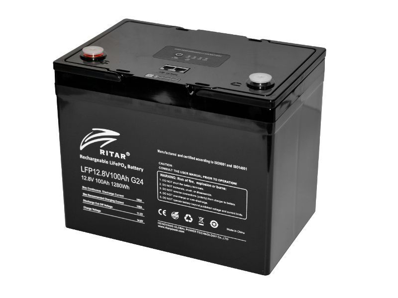 Аккумулятор LiFePO4 Ritar LFP12.8V100AH G3 142169 фото