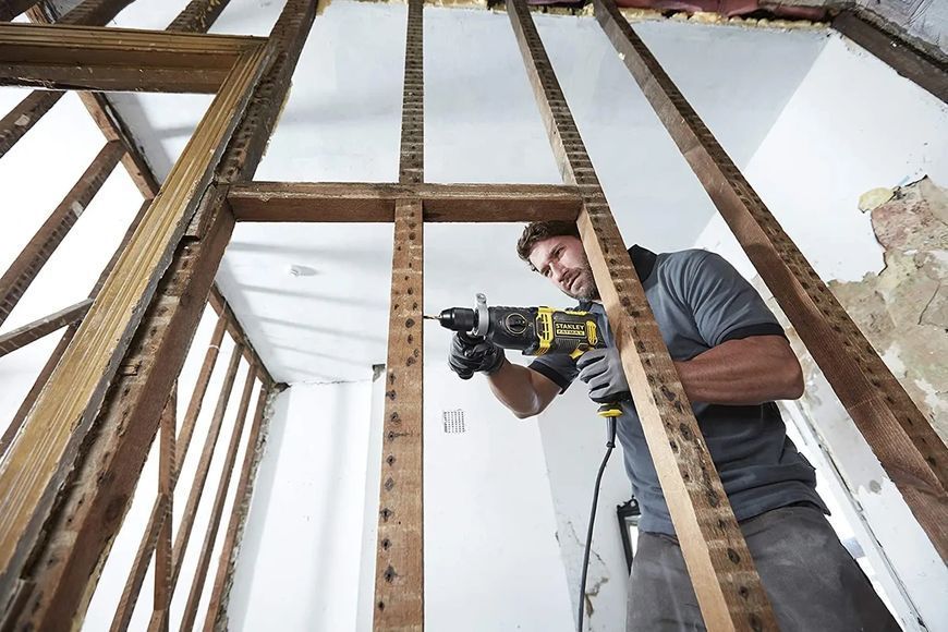 Дриль мережевий ударний Stanley FatMax FMEH1100K FMEH1100K фото
