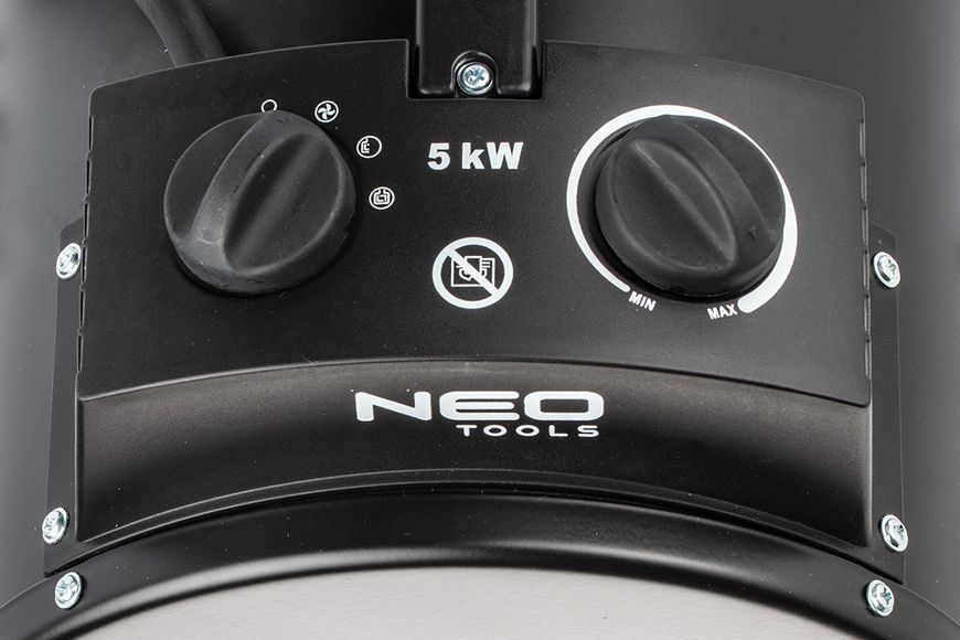 Теплова гармата електрична Neo Tools 90-069 (5кВт, 100м кв, 380В) 90-069 фото