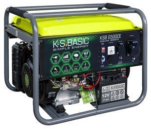 Бензиновий генератор Konner&Sohnen KSB 6500CE 000002499 фото