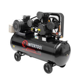 Компрессор поршневой 3-х цилиндровый INTERTOOL PT-0040 PT-0040 фото