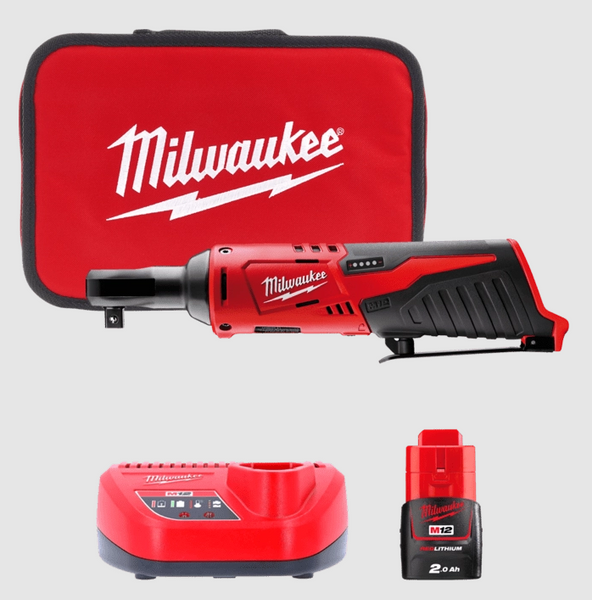 Трещётка аккумуляторная бесщёточная MILWAUKEE M12 IR-201B (ЗУ, 1 АКБ, сумка) 4933441720 фото