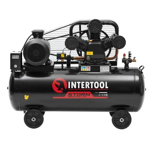 Компресор поршневий 3-циліндровий INTERTOOL PT-0040 PT-0040 фото