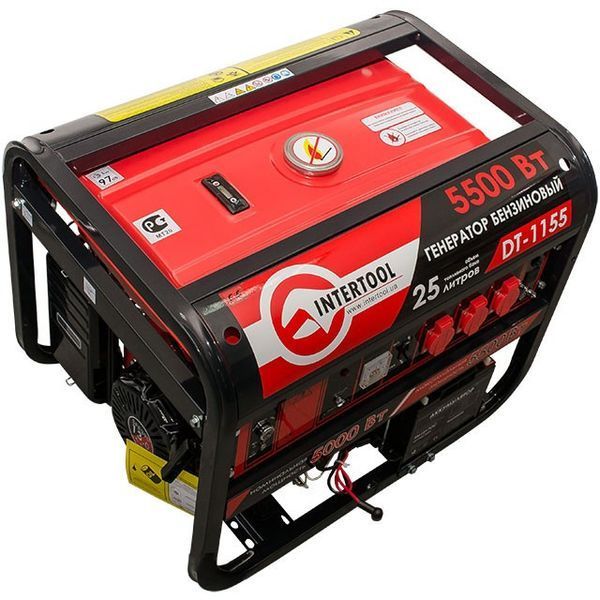 Генератор бензиновый INTERTOOL DT-1155 DT-1155 фото