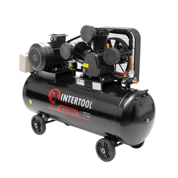 Компресор поршневий 3-циліндровий INTERTOOL PT-0040 PT-0040 фото