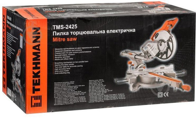 Пила торцовочная Tekhmann TMS-2425 846811 фото