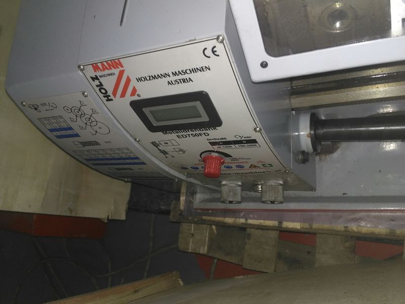 Токарно-гвинторізний верстат Holzmann ED750FDQ 230V (без столу) 9120039901886 фото