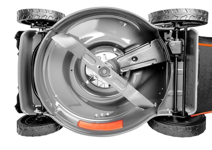 Газонокосарка бензинова GRAPHITE 52G672 (3000 Вт, 50см, 55л, мульчування) 52G672 фото