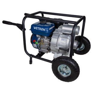 Мотопомпа Wetron 772557 (7.5л.с. Hmax 26м Qmax 60м&sup3;/год, 4-х тактний, для брудної води) 772557 фото