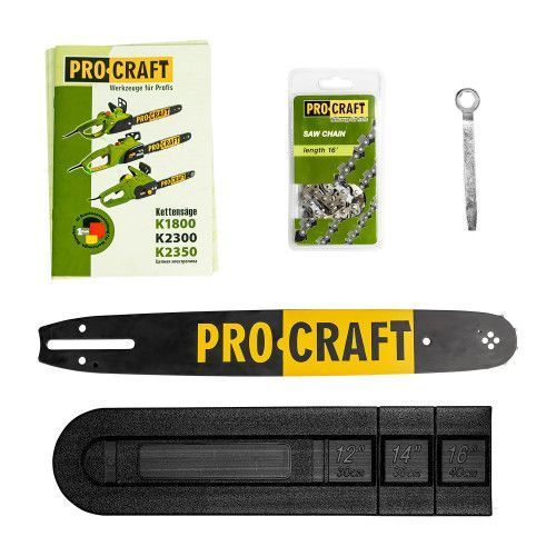 Електропила ланцюгова Procraft K2350 (1 шина 40, 1 ланцюг 40) 723502 фото