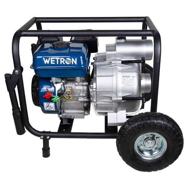 Мотопомпа Wetron 772557 (7.5л.с. Hmax 26м Qmax 60м&sup3;/год, 4-х тактний, для брудної води) 772557 фото