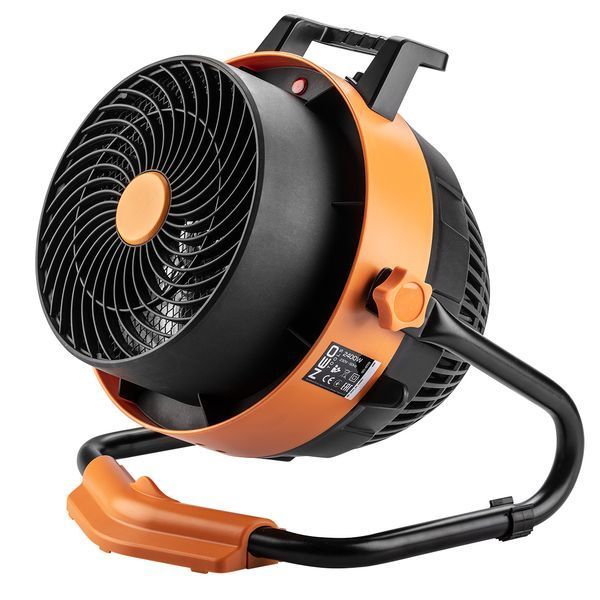Теплова гармата електрична Neo Tools 90-070 (2в1, 2.4кВт, 35-50м кв, 460м куб/год) 90-070 фото