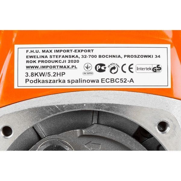 Коса бензинова EURO-CRAFT ECBC52-A (3,8 кВт) ECBC52-A фото
