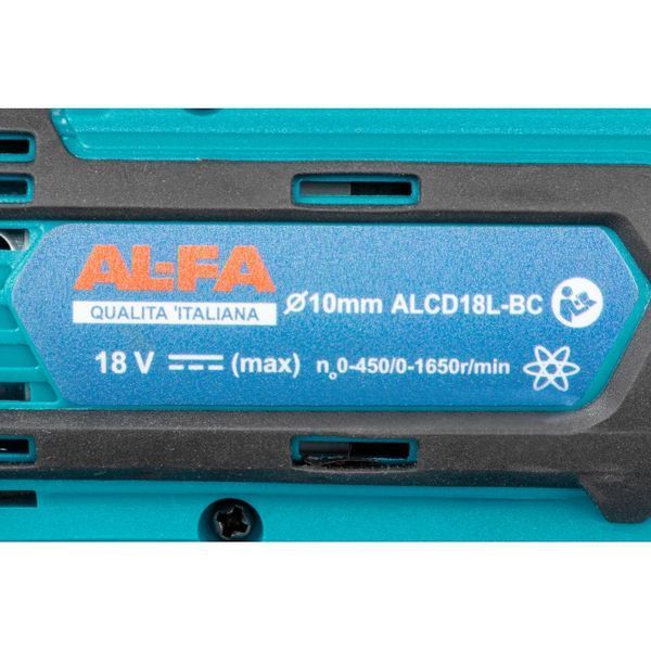 Аккумуляторный шуруповерт ALFA ALCD-18L-BC (18B, LI-ION, + 2 батареи, + аксессуары) ALCD-18L-BC фото