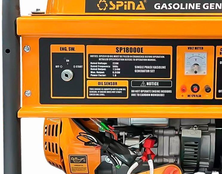 Генератор бензиновый Spina SP18000E SP18000E фото