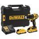Дрель-шуруповёрт аккумуляторная бесщёточная ударная DeWALT DCD709L2T DCD709L2T фото 1