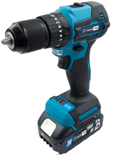 Акумуляторний шуруповерт PROFI-TEC PCD4520BL (2 х PT2020 2.0Ач, ЗП, кейс) 006297 фото