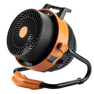 Теплова гармата електрична Neo Tools 90-071 (2в1, 2.4кВт, 35-50м кв, 460м куб/год) 90-071 фото