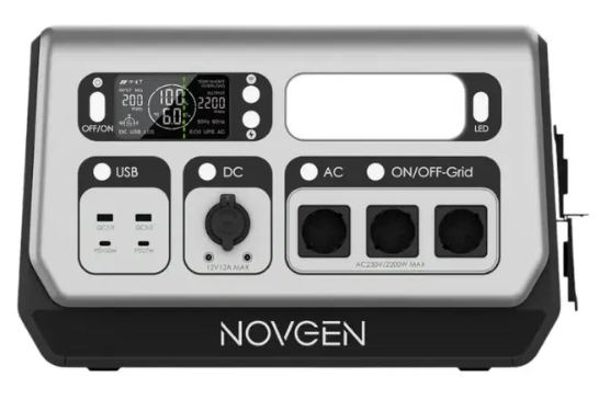 Пopтaтивнaя зapяднaя cтaнция NOVGEN NOVB-2048 (2200 Bт, 2048 Bт&middot;ч, LiFePO4) NOVB-2048 фото