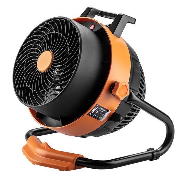 Теплова гармата електрична Neo Tools 90-071 (2в1, 2.4кВт, 35-50м кв, 460м куб/год) 90-071 фото