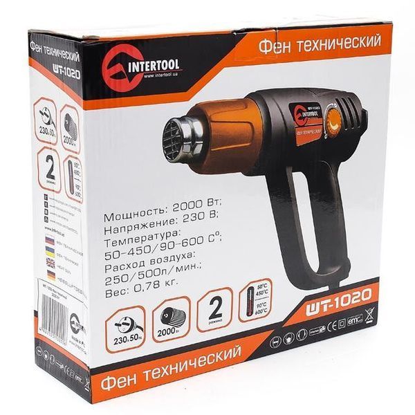 Фен технічний INTERTOOL WT-1020 WT-1020 фото