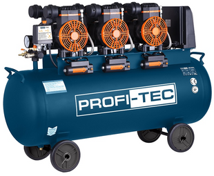 Компресор безмасляний PROFI-TEC OFC-100.6 (100 л, 4.5 кВт, 715 л/хв) 007823 фото