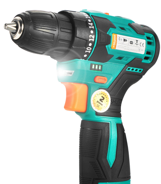 Шуруповерт акумуляторний Sturm CD3212BL (Brushless, 12 В) CD3212BL фото