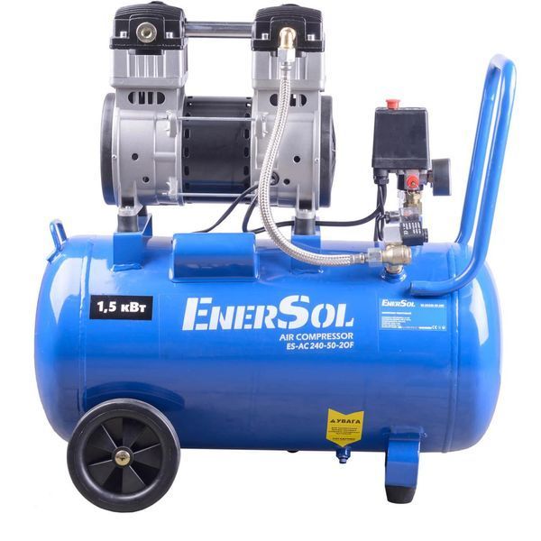 Компресор повітряний безмасляний EnerSol ES-AC240-50-2OF (Італія) ES-AC240-50-2OF фото