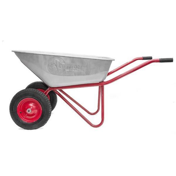 Тачка садово-будівельна двоколісна INTERTOOL WB-1025 WB-1025 фото