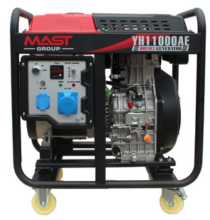 Дизельний генератор MAST GROUP YH11000AE + газова плитка Orcamp CK-505 + електричний обігрівач Gardyer HE2000 YH11000AE фото