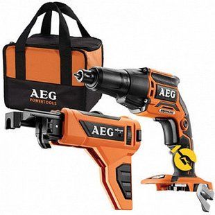 Шуруповерт акумуляторний AEG BTS 18 BL-0 KIT1 + BTS BSA 4935459621 фото