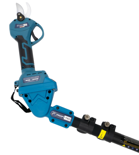 Аккумуляторный секатор PROFI-TEC HES20BL + удлинитель PUEC20 (2&times;PT2020HL (2.0 Ач), ЗУ) 007189 фото
